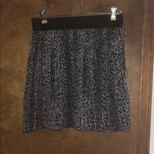 Maurices Leopard Mini Skirt